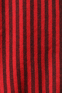 Classic Gingham Woven Wool Scarf with Tassels - Red Black | SVEŽElife