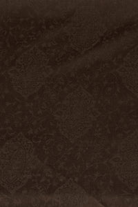 Paisley Jacquard Weave Cashmere Wool Scarf - Brown